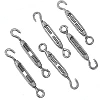 M4 Tensor Gancho Tensor de Alambre Tensor de Acero Inoxidable 304 Tensor Cuerda Tendedero Hook &amp- Ojo Tensor Ajustable…